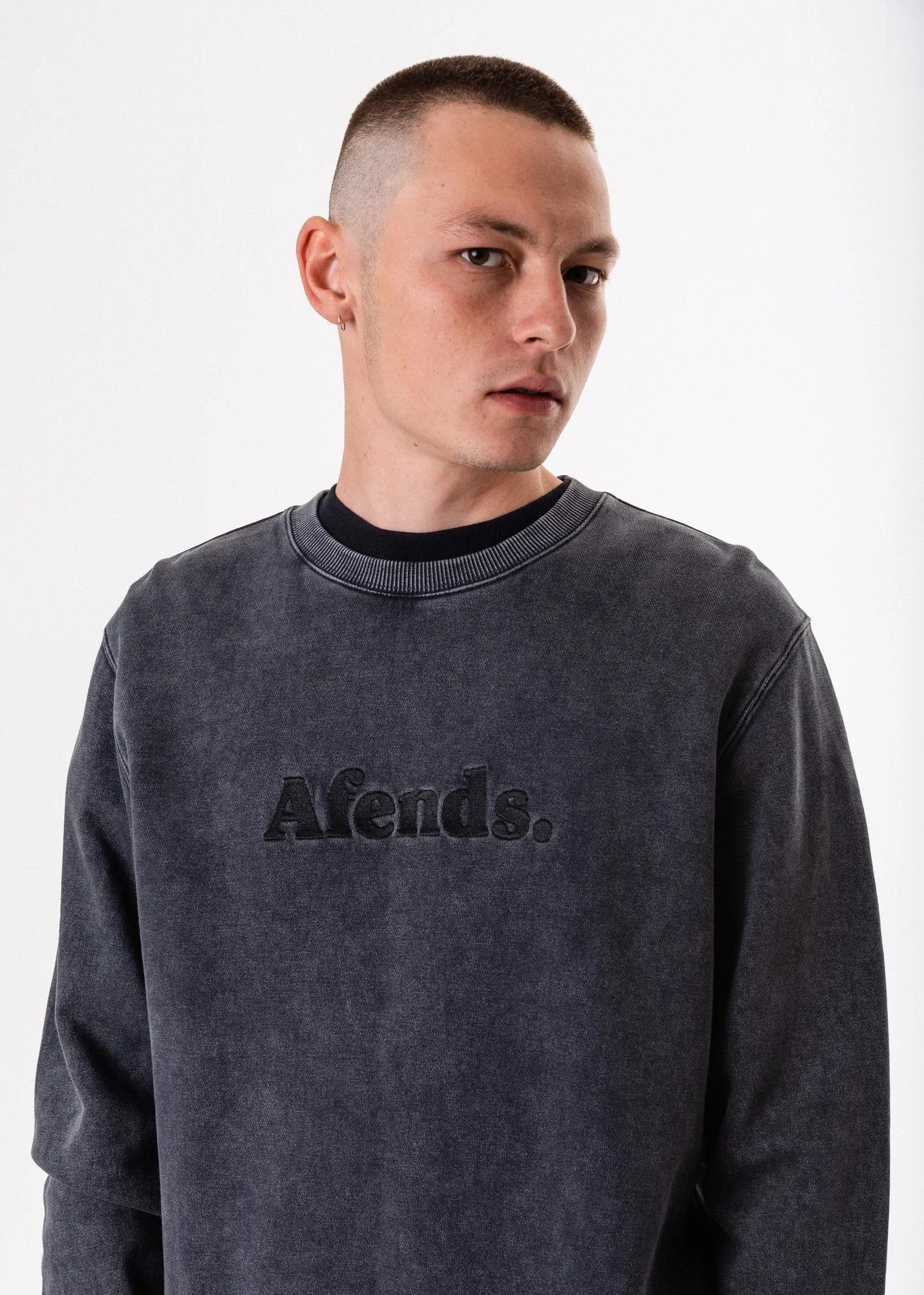 Afends Mens Afends Dot - Crew Neck