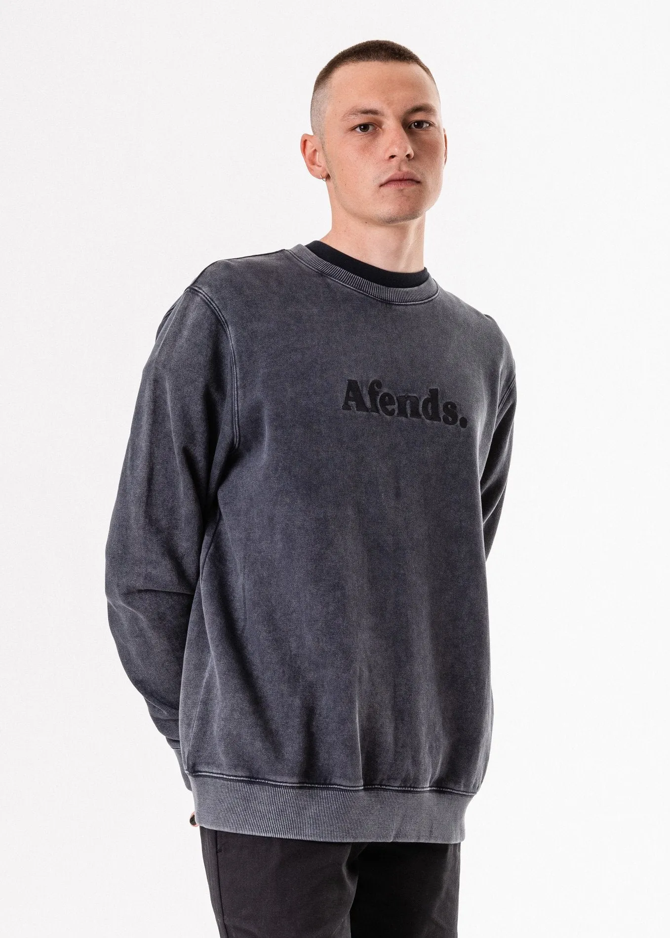 Afends Mens Afends Dot - Crew Neck