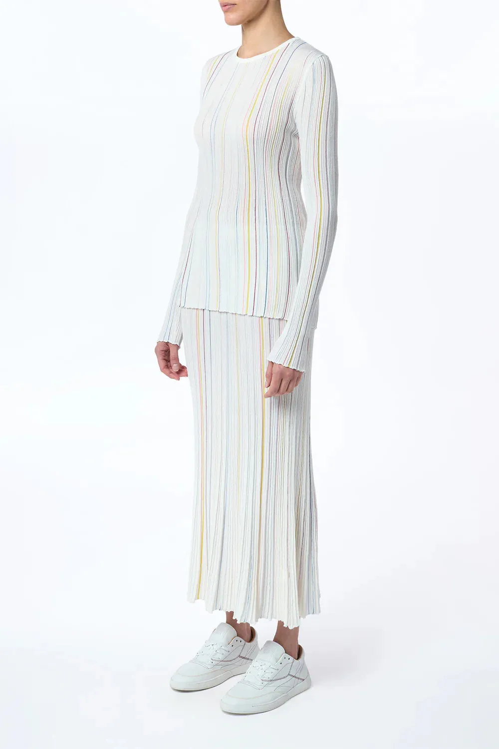 Augie LS Crew Stripes