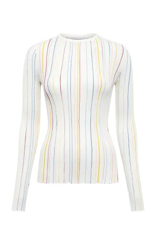 Augie LS Crew Stripes