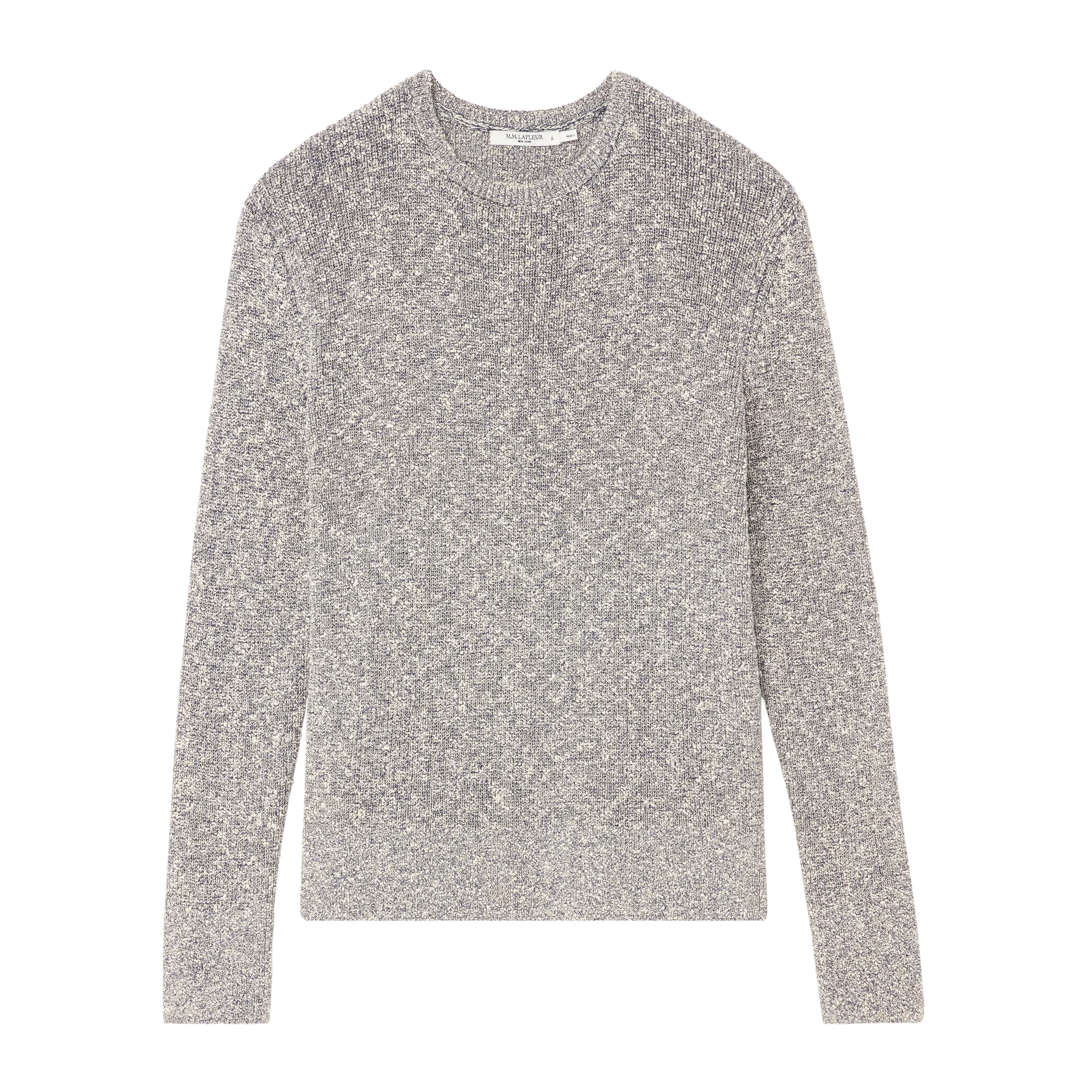 Butler Sweater - Knit Boucle :: Black / White