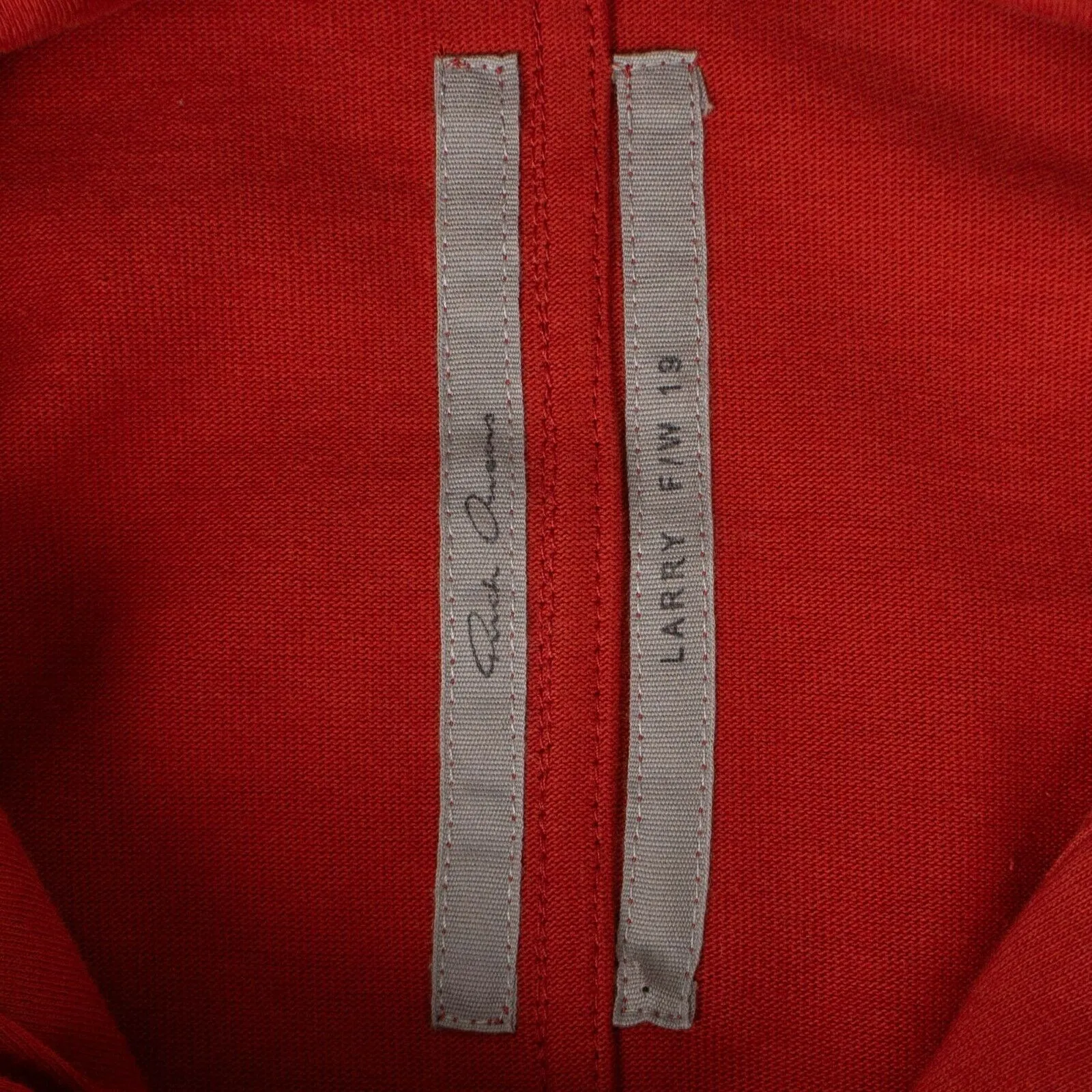 Cardinal Red Cotton Knit Hooded Sweater