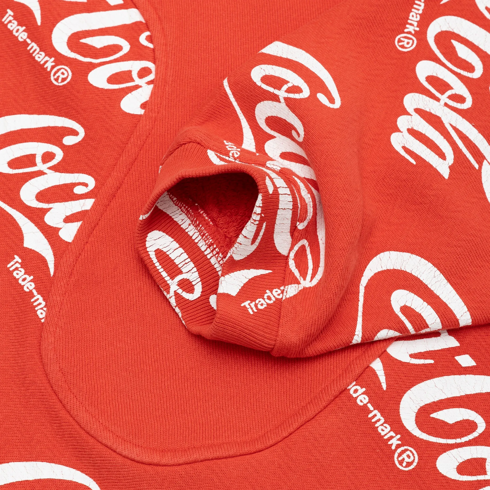 COCA COLA SWIRL KNIT HOODIE