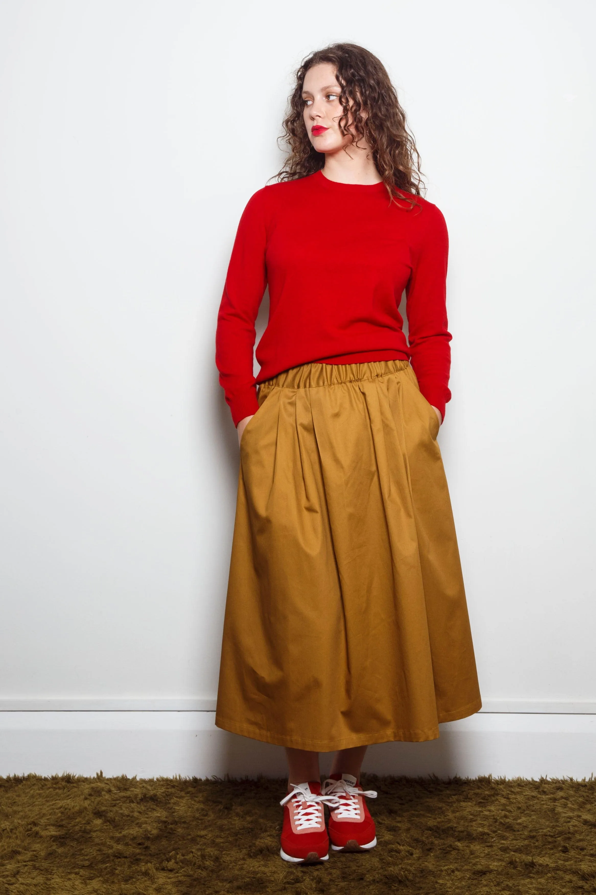 Dalston Kate Crew Sweater Fire