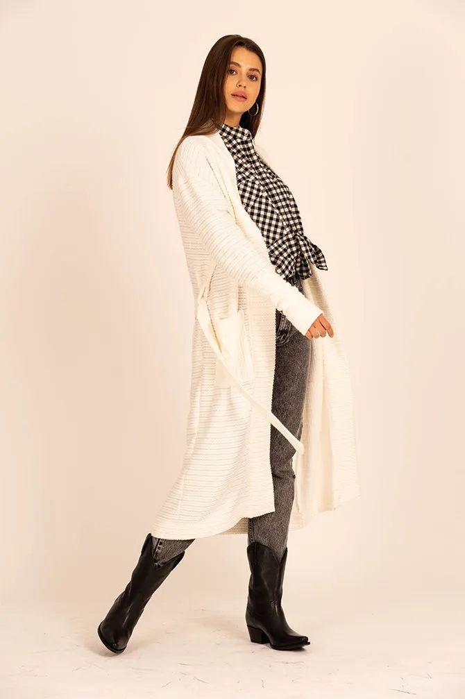 Holly Cardigan White