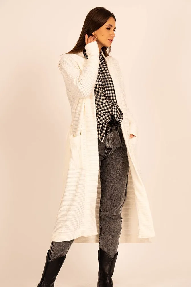 Holly Cardigan White