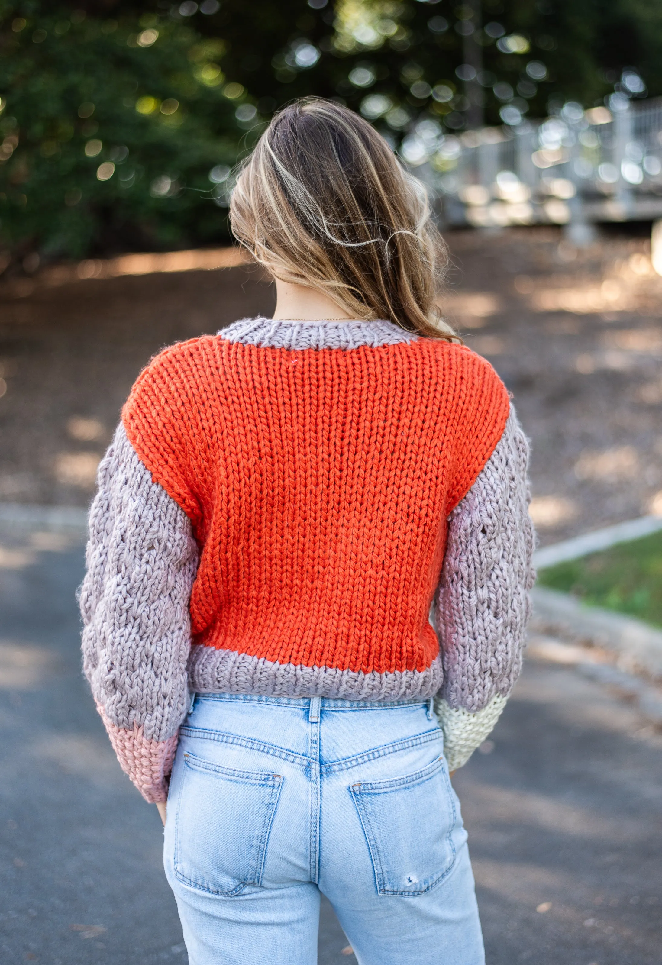 Hyams Handmade Jumper |  Orange