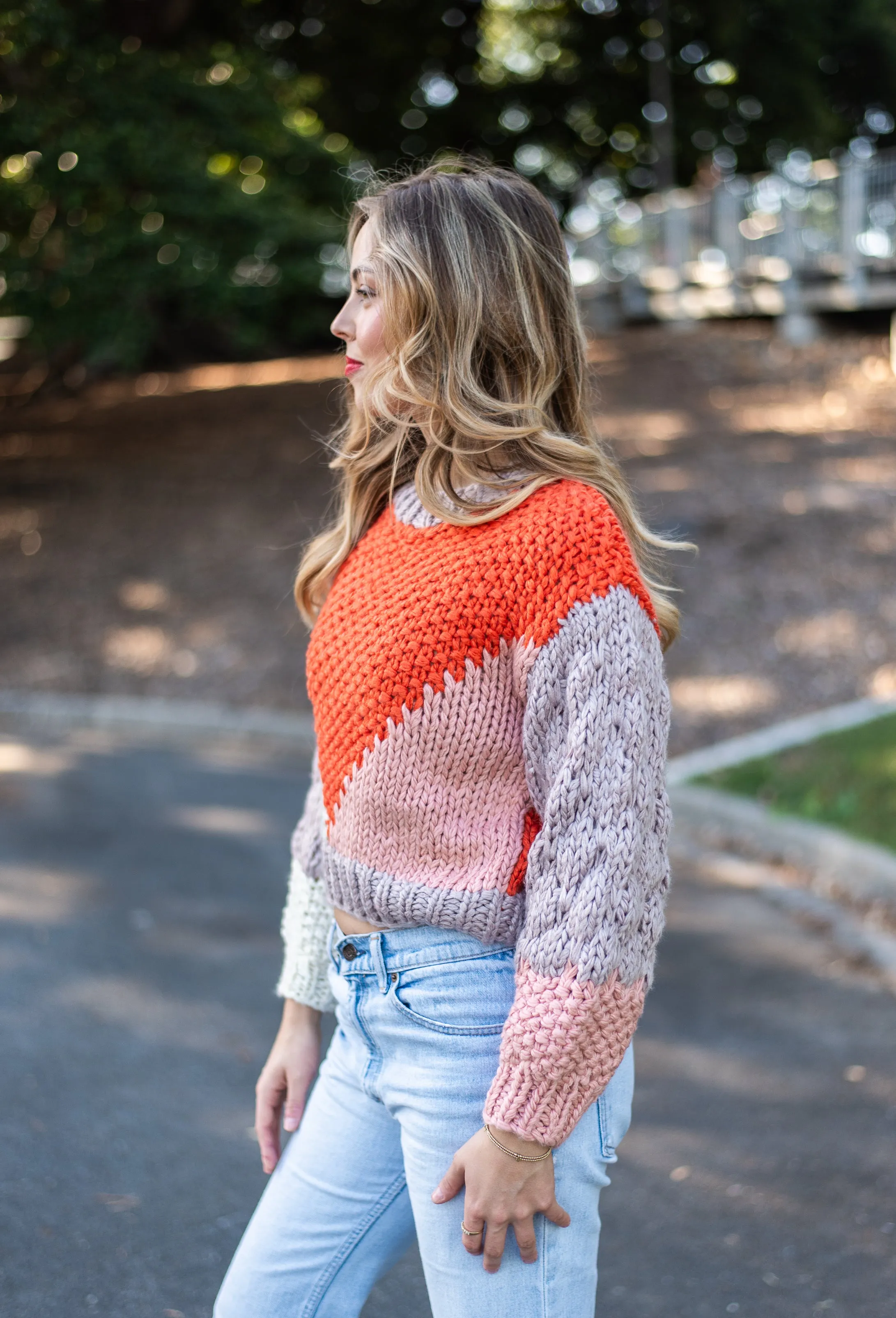 Hyams Handmade Jumper |  Orange