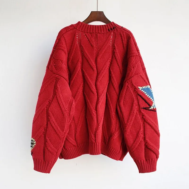 Kawaii Pink Personality Cardigan Sweater