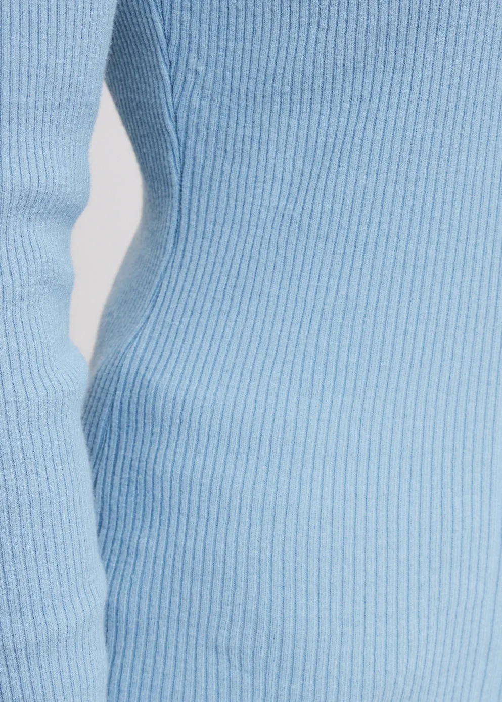 Long Sleeve Rib Knit Sweater