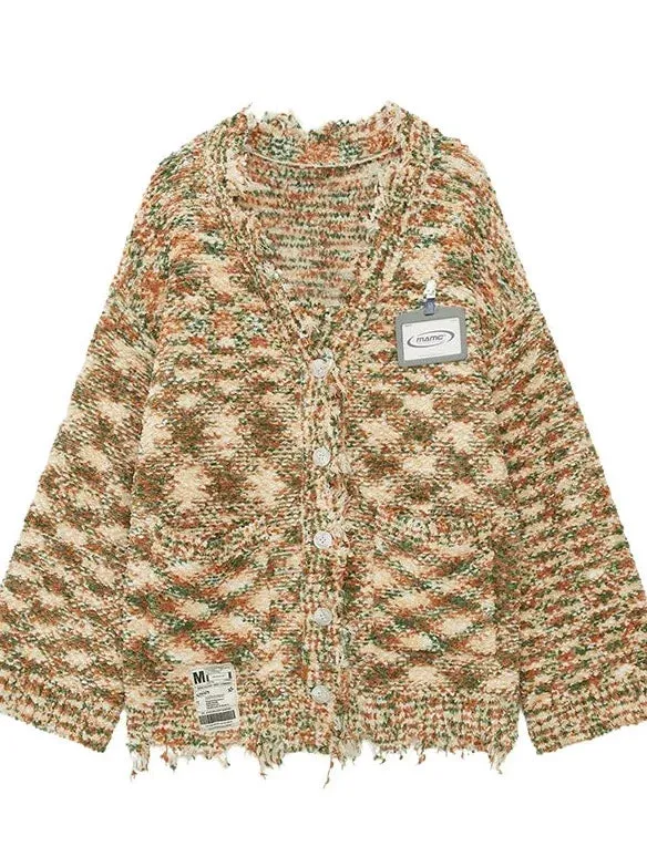 Loose Long Knit Cardigan Sweater