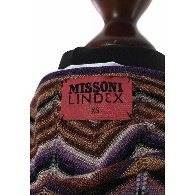 Missoni Chevron Print Knit Duster Sweater