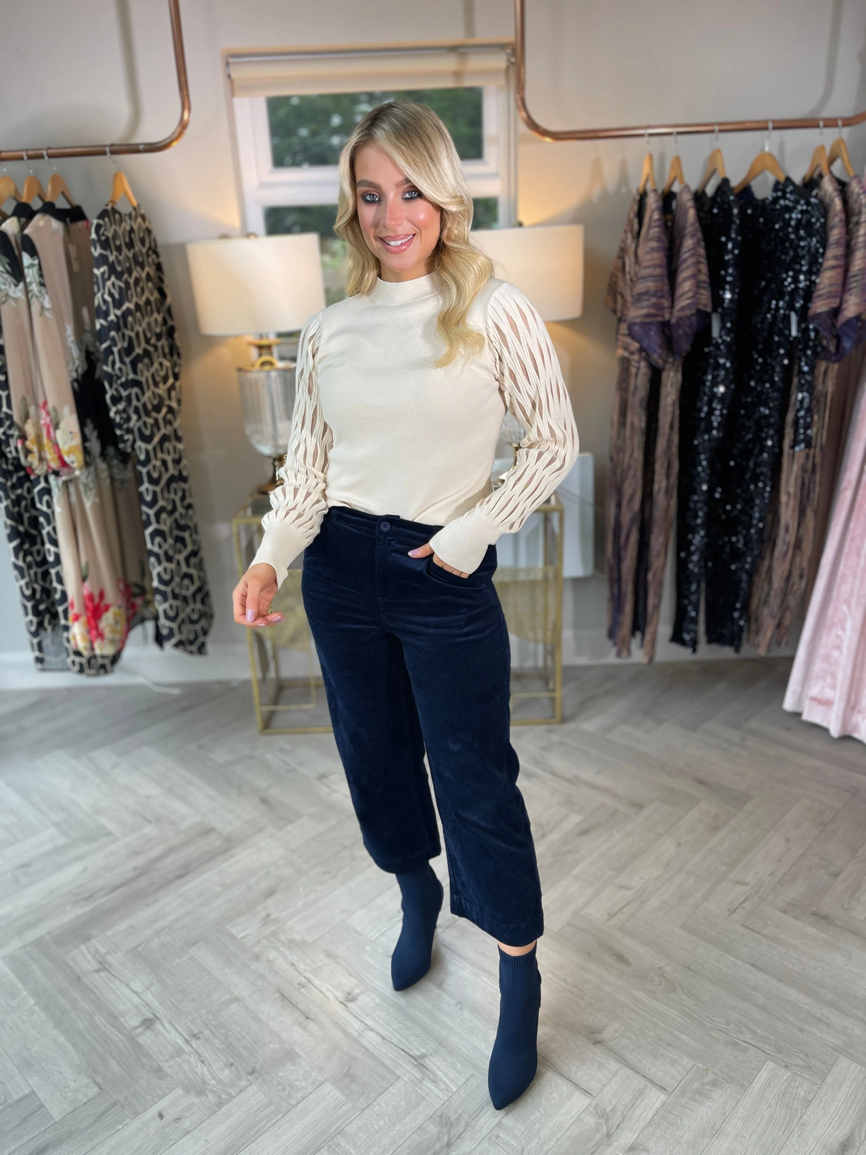 Nicole Cream Knit