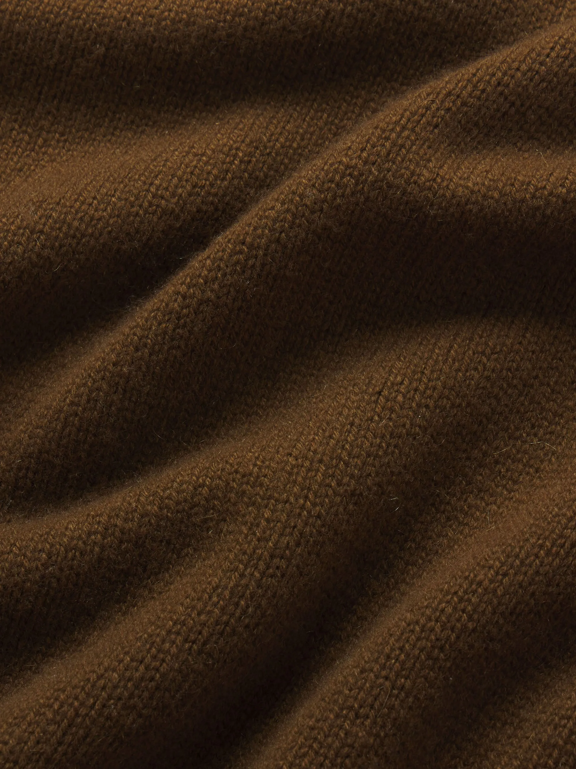 Oversized Cashmere Crew -- Moss
