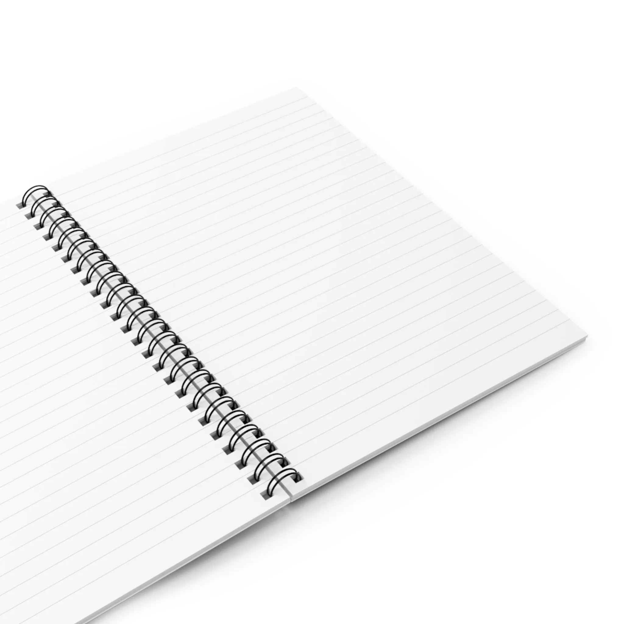 Polar Bear in Christmas Sweater Spiral Notebook - Ruled Line: Cozy Plaid Background