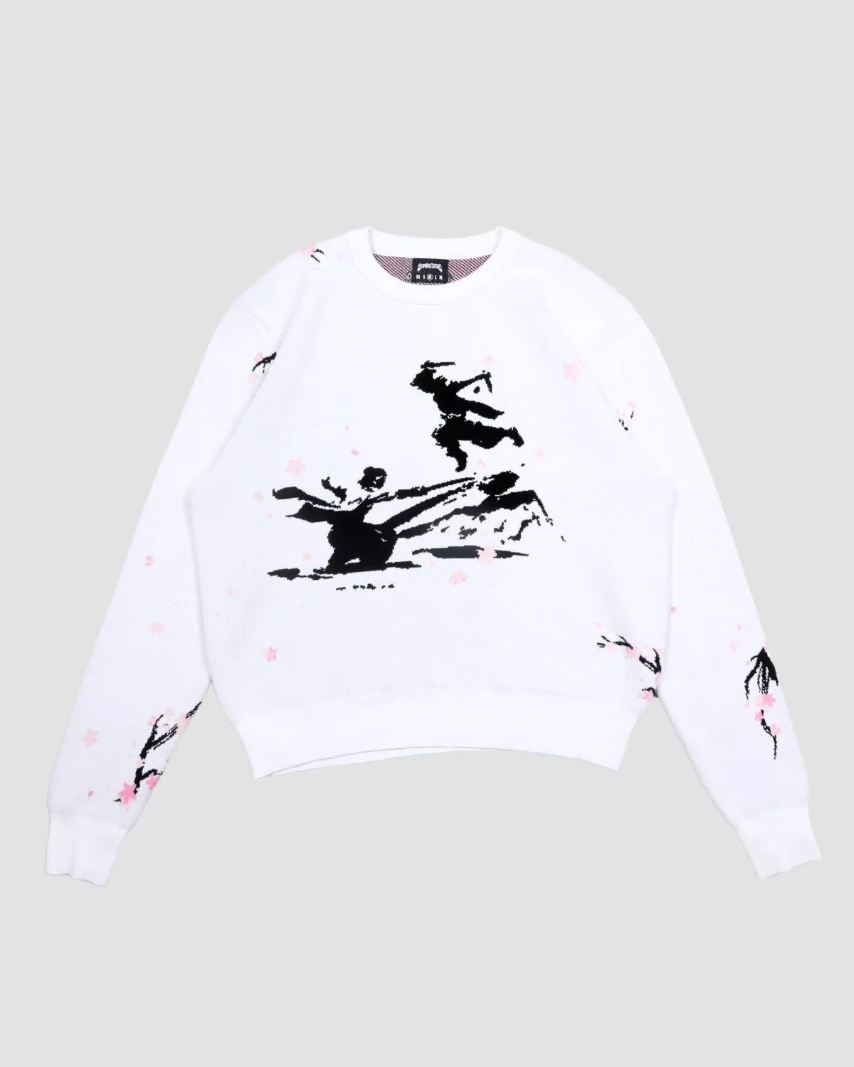 Sakura White Knit Sweater