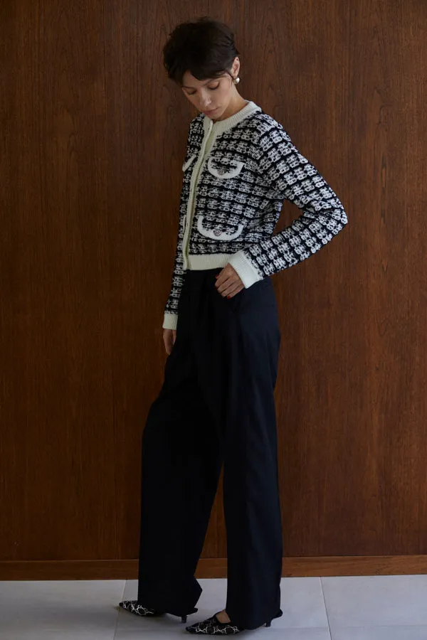 Scarlett Knit Cardigan  <br> -BLK-