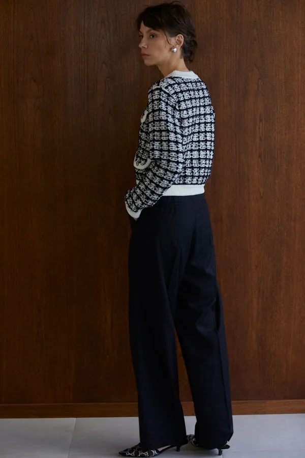 Scarlett Knit Cardigan  <br> -BLK-
