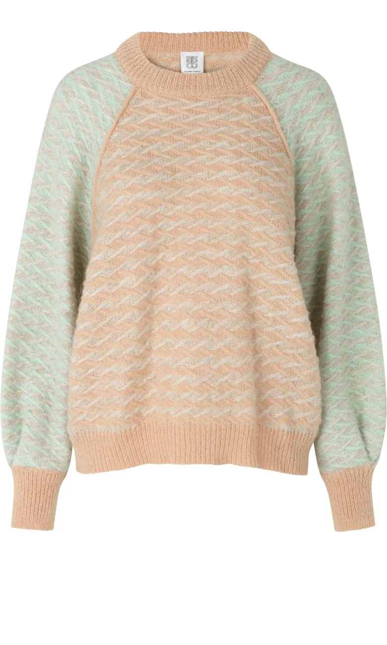 Second Female Gudrune O-Neck Knit