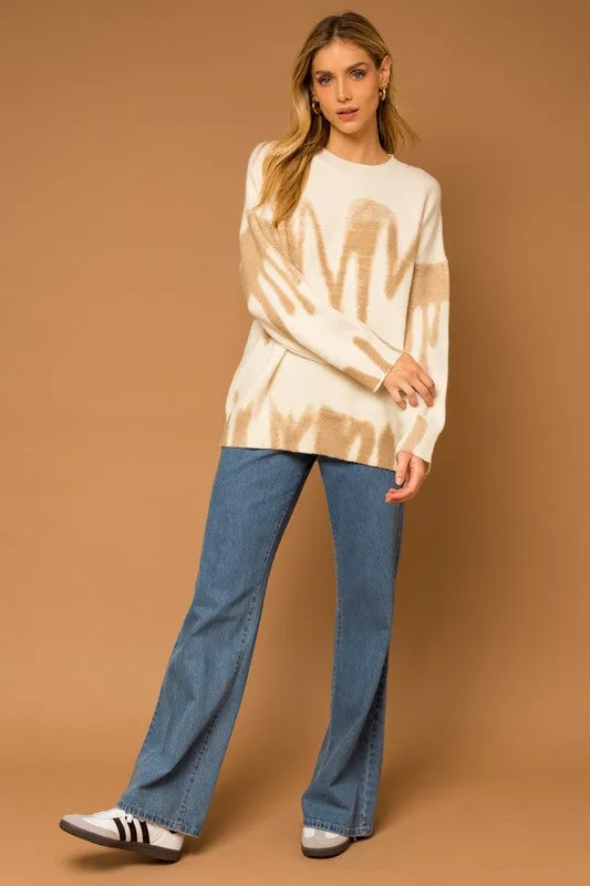 TEEK - Long Sleeve Spray Sweater
