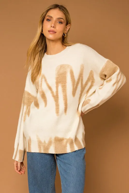 TEEK - Long Sleeve Spray Sweater