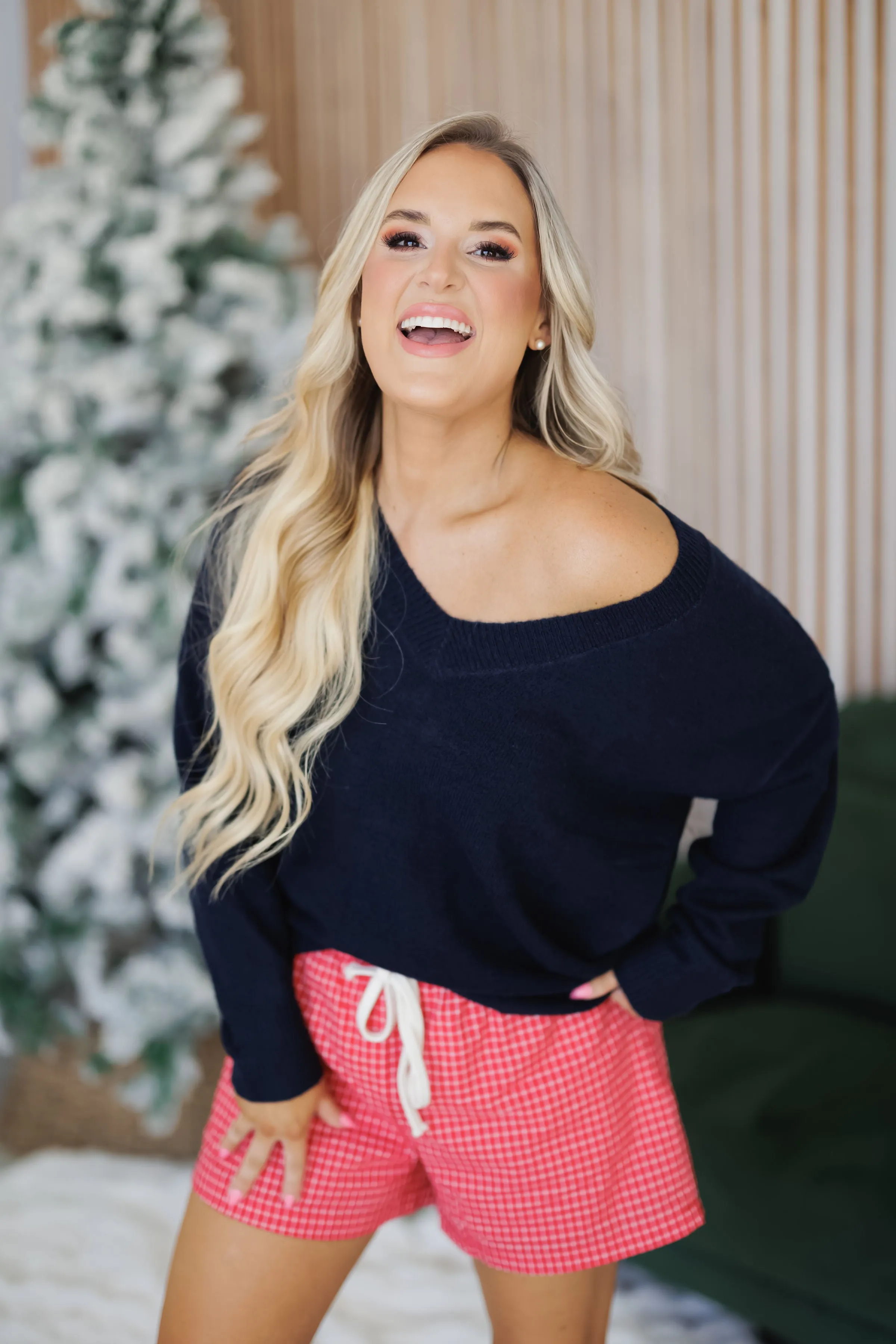 Thea Sweater-Navy