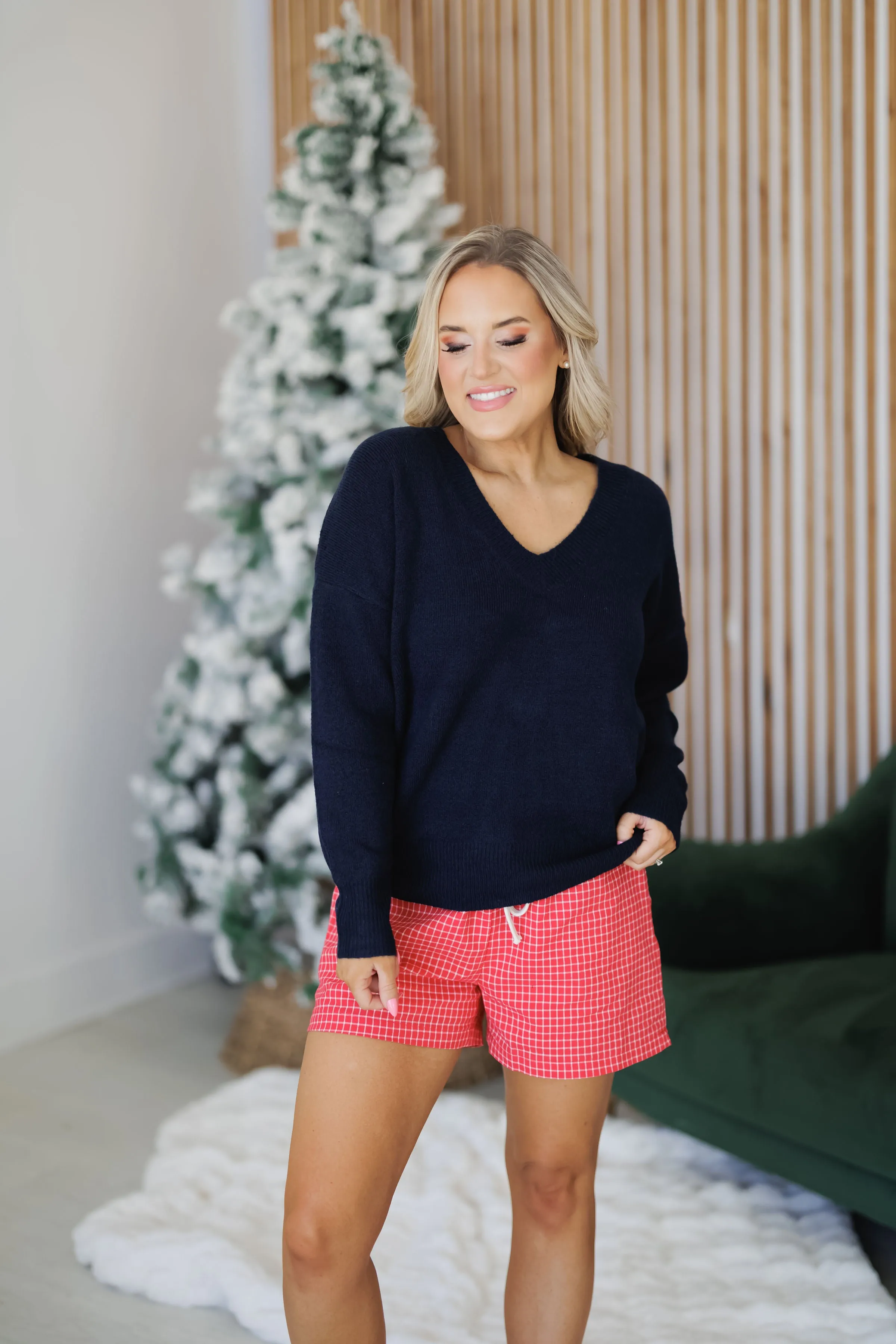 Thea Sweater-Navy